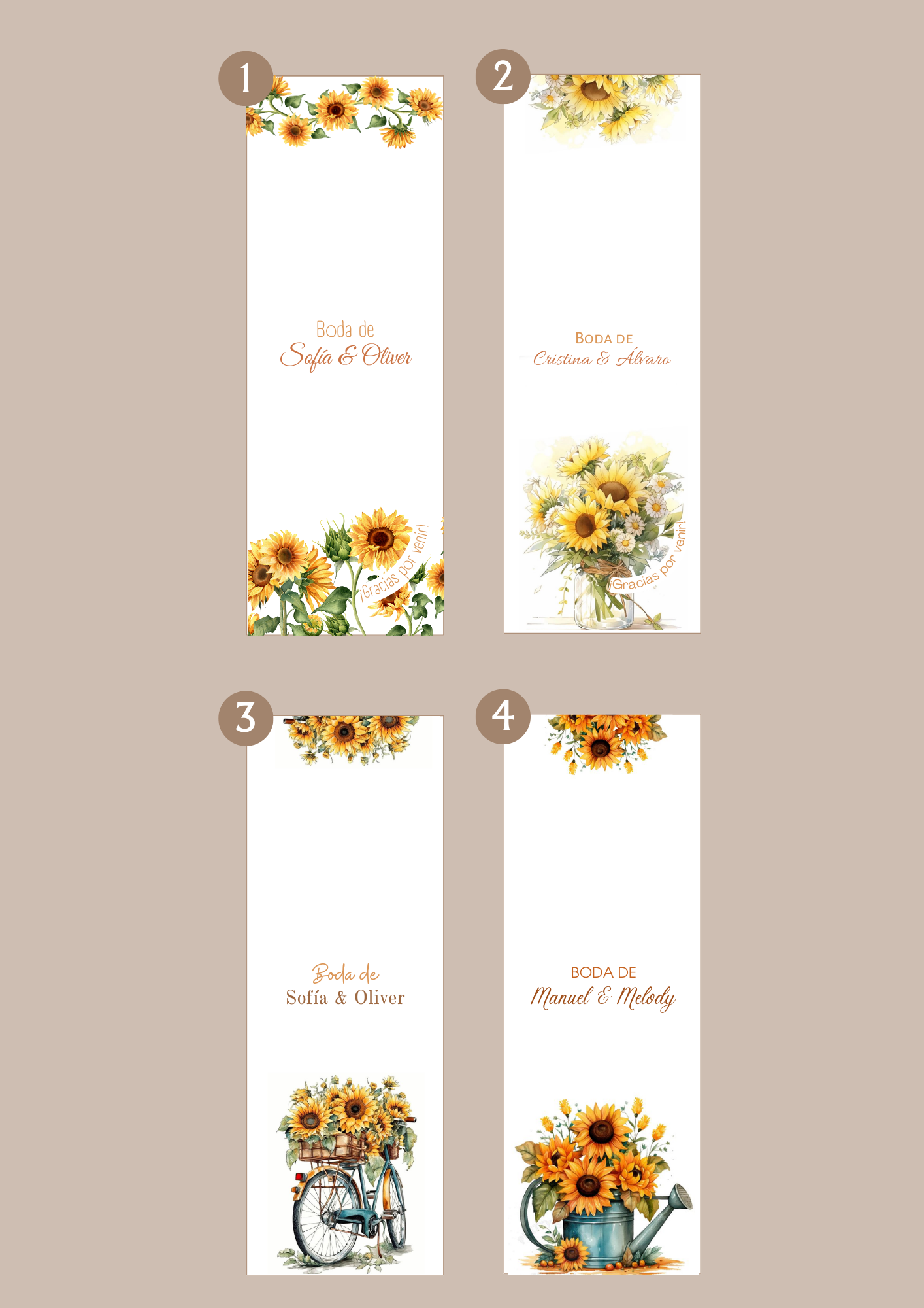 Vela Girasol para eventos