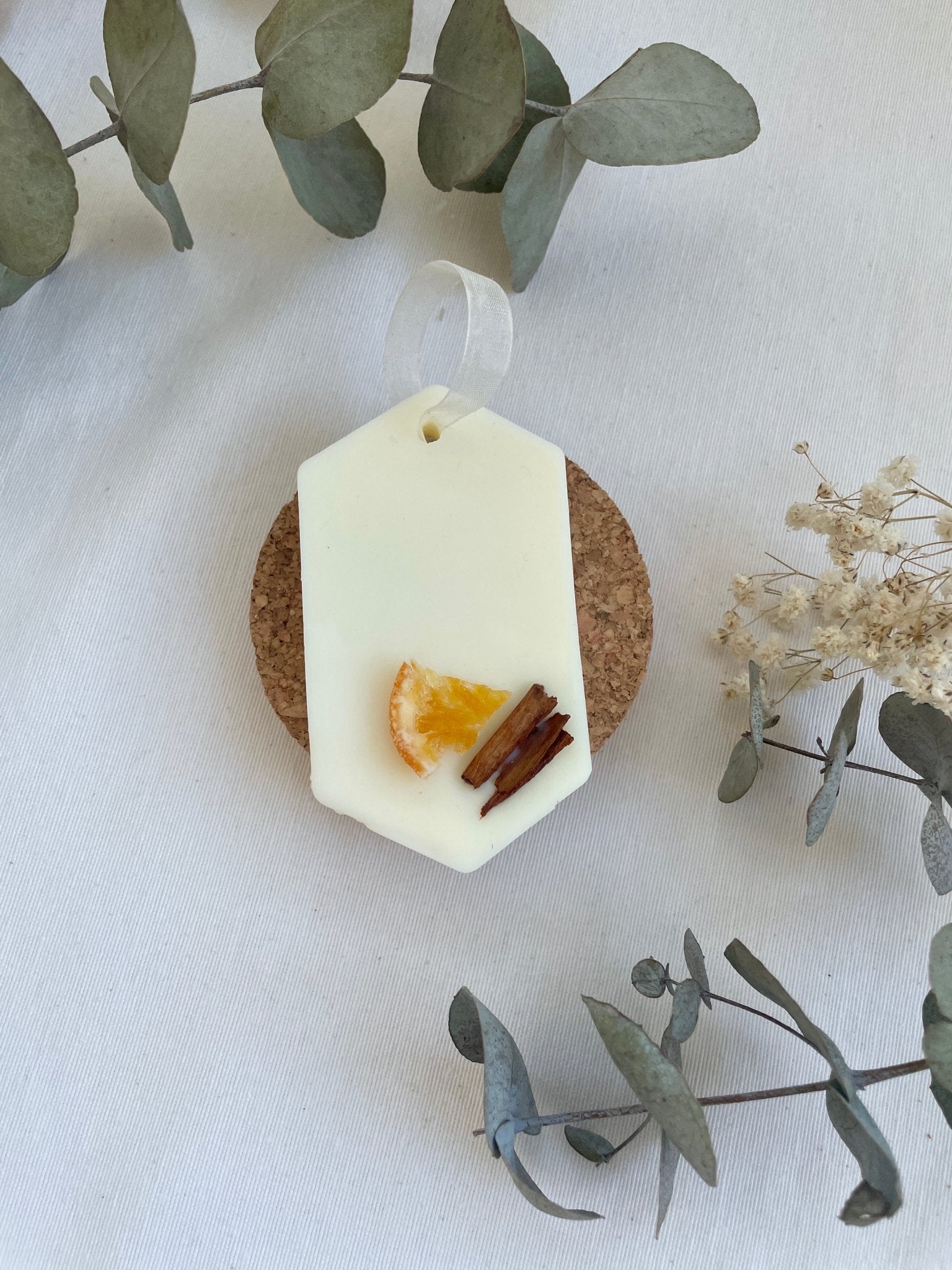Ambientador Sólido de Canela y Naranja - KānaraSoy.com