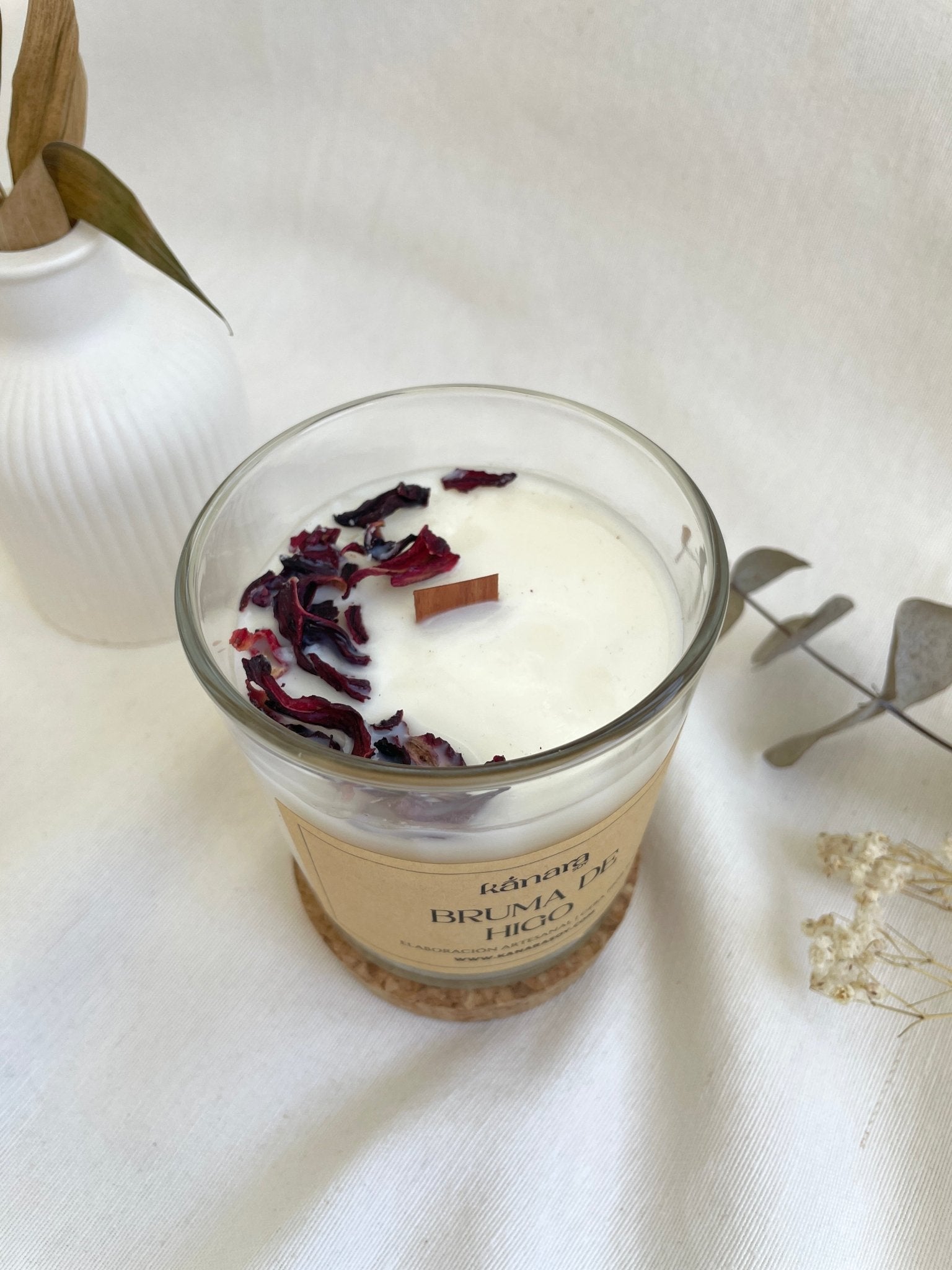 Vela Aromática Bruma de Higo - KānaraSoy.com