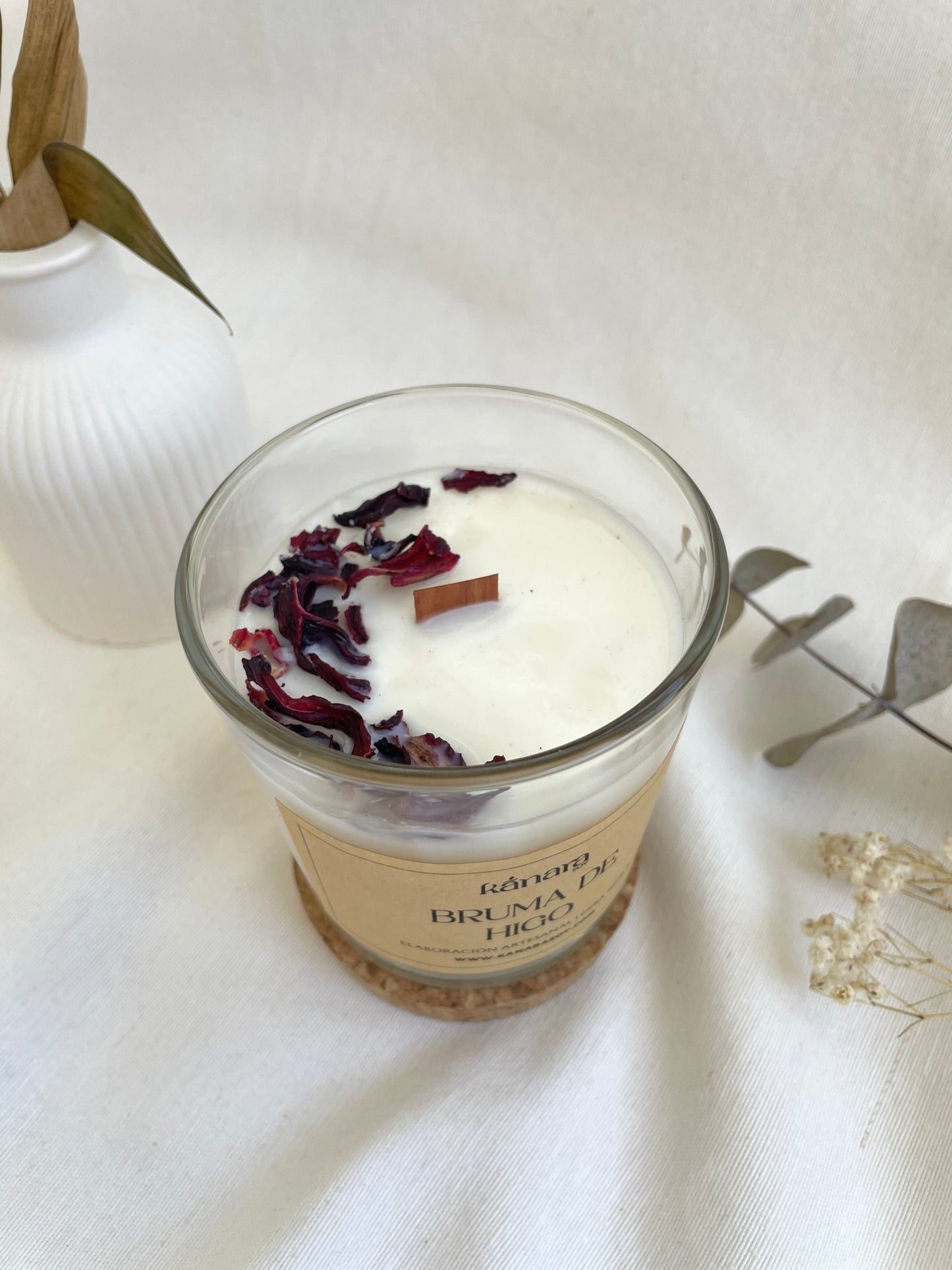 Vela Aromática Bruma de Higo - KānaraSoy.com
