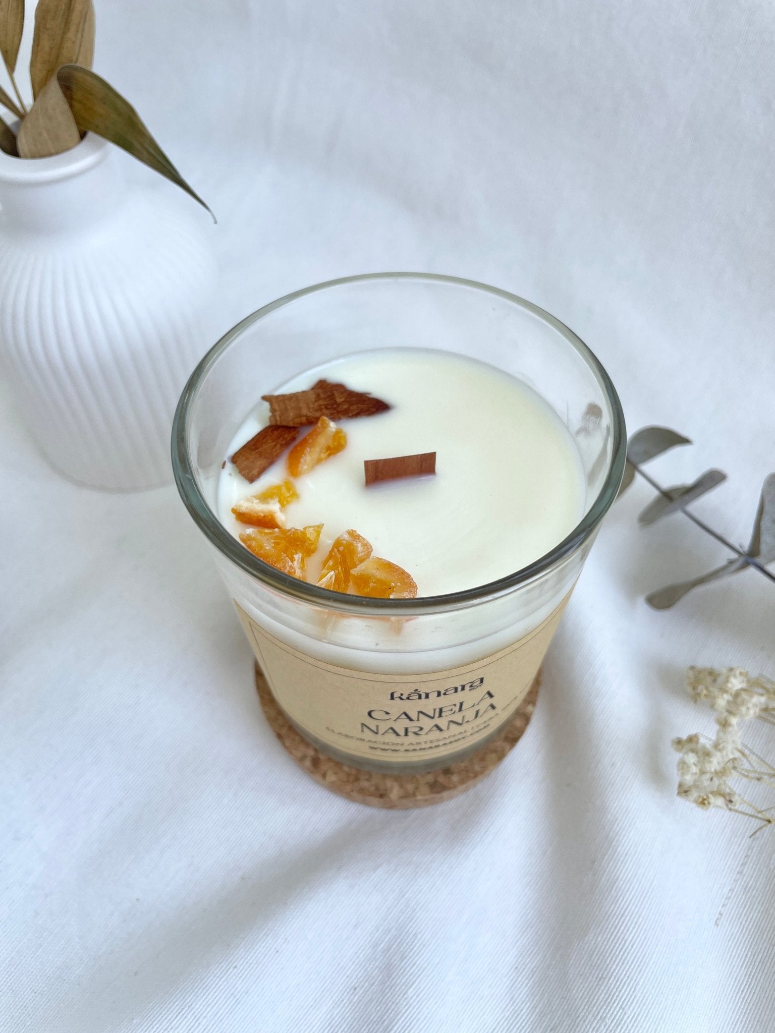 Vela Aromática Canela Naranja - KānaraSoy.com