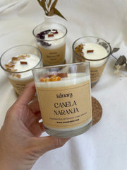 Vela Aromática Canela Naranja - KānaraSoy.com