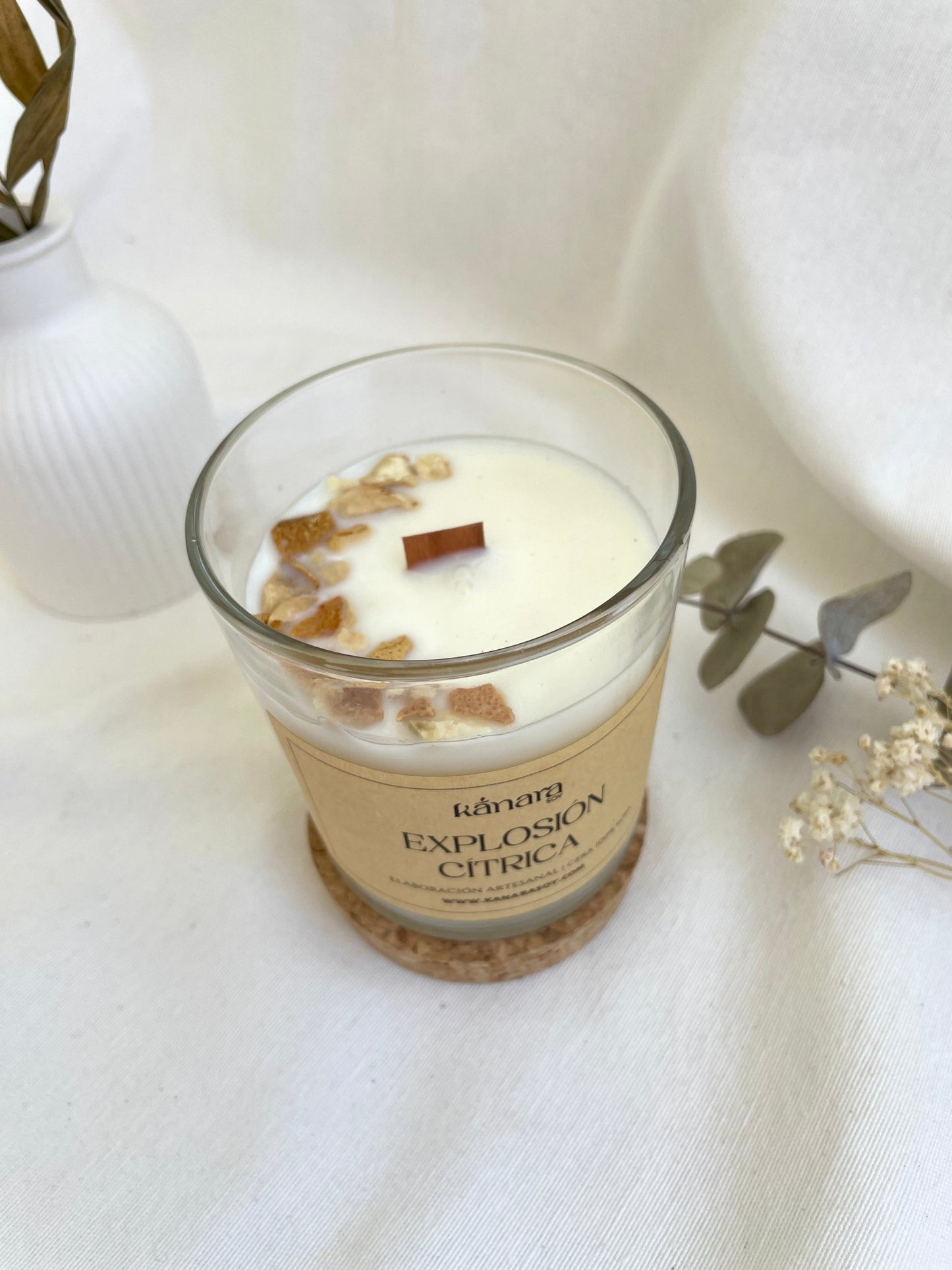 Vela Aromática Explosión Cítrica - KānaraSoy.com