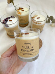 Vela Aromática Vainilla Especiada - KānaraSoy.com